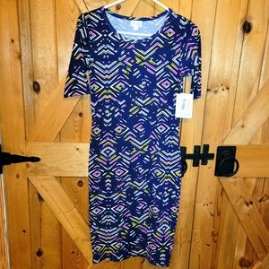 LuLaRoe Julia Dress Womens Xxs Nwt